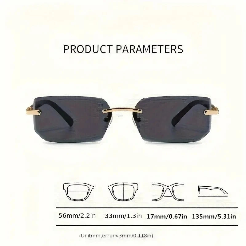 Gafas de Sol Rectangulares Urban Gold – Estilo Unisex y Elegantes