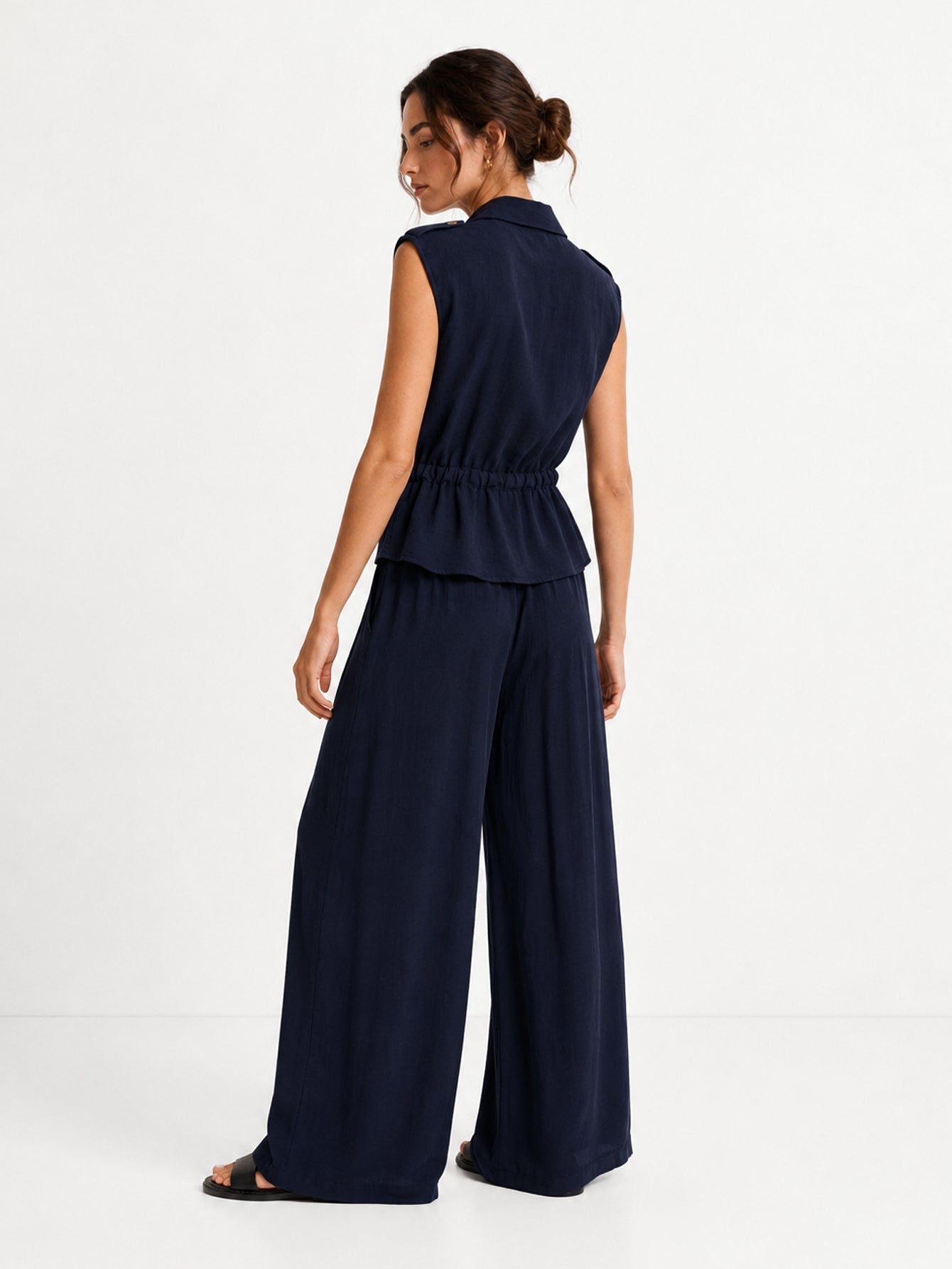 Conjunto Premium de Chaleco y Pantalón Palazzo