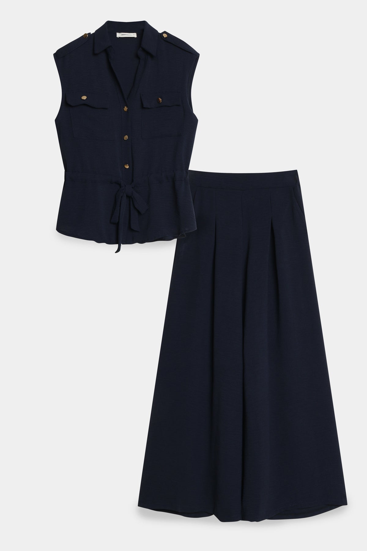 Conjunto Premium de Chaleco y Pantalón Palazzo