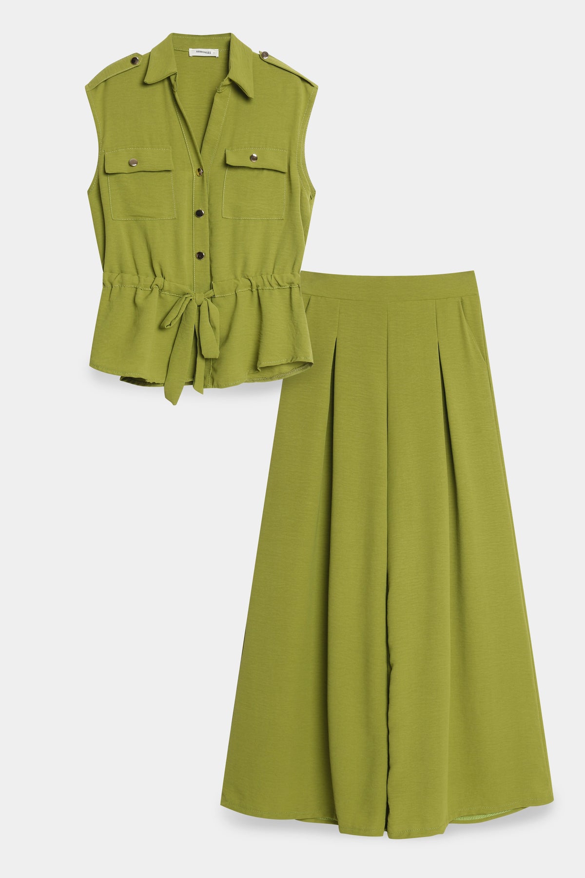 Conjunto Premium de Chaleco y Pantalón Palazzo