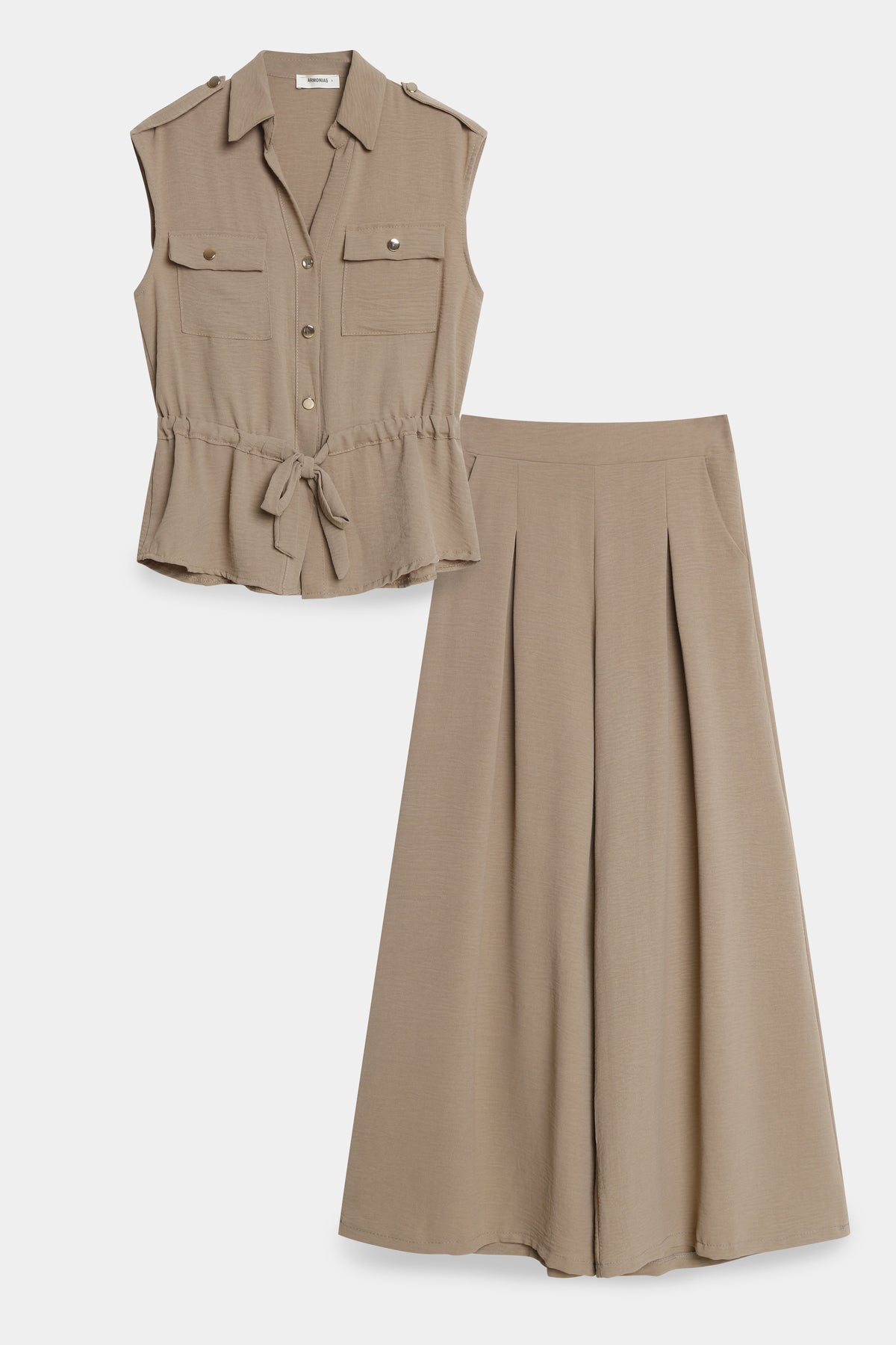 Conjunto Premium de Chaleco y Pantalón Palazzo