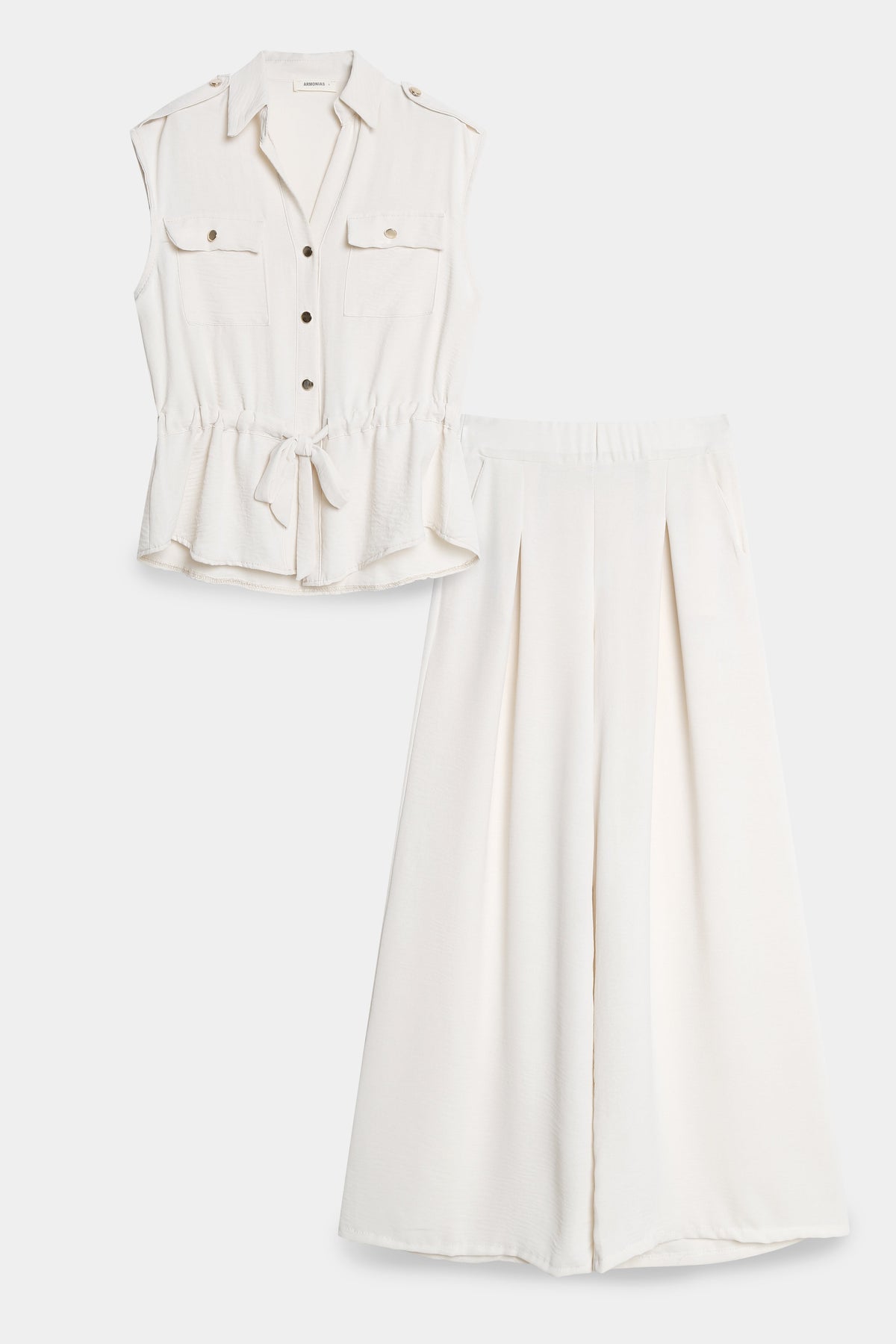 Conjunto Premium de Chaleco y Pantalón Palazzo