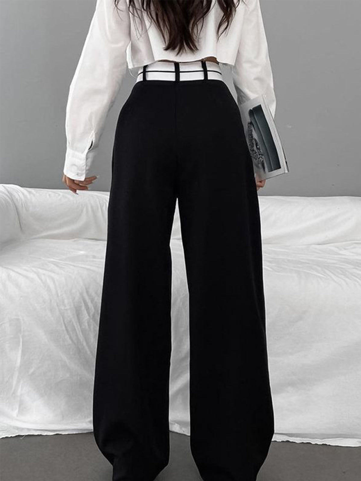 Pantalón Palazzo Premium Bicolor