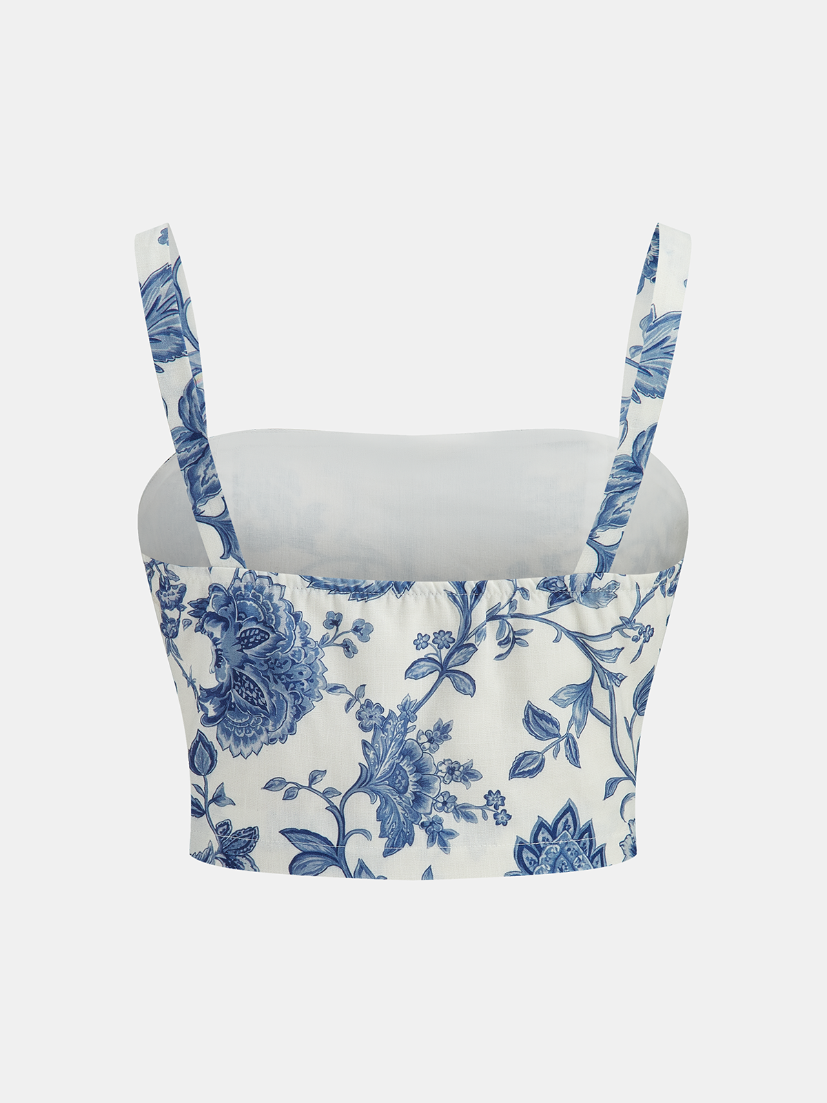 Conjunto Premium: Top con estampado floral y pantalón corto, estilo fresco y elegante