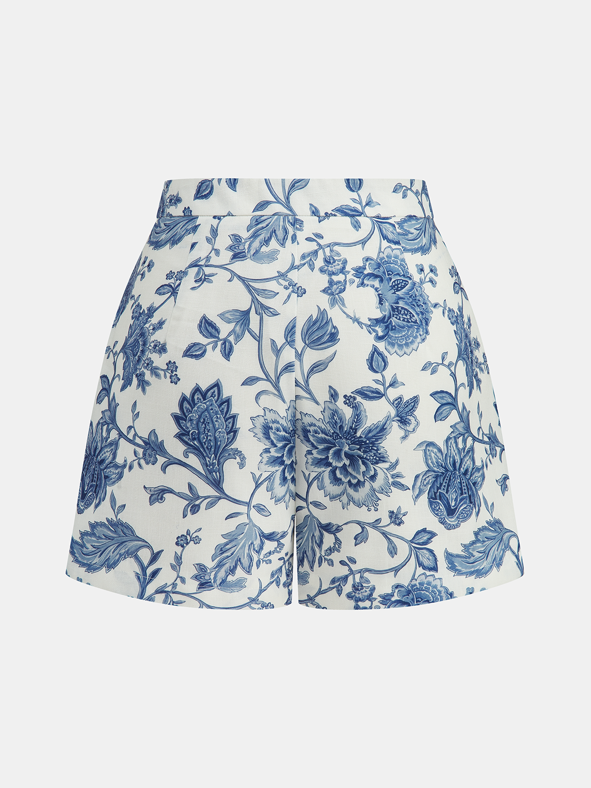Conjunto Premium: Top con estampado floral y pantalón corto, estilo fresco y elegante