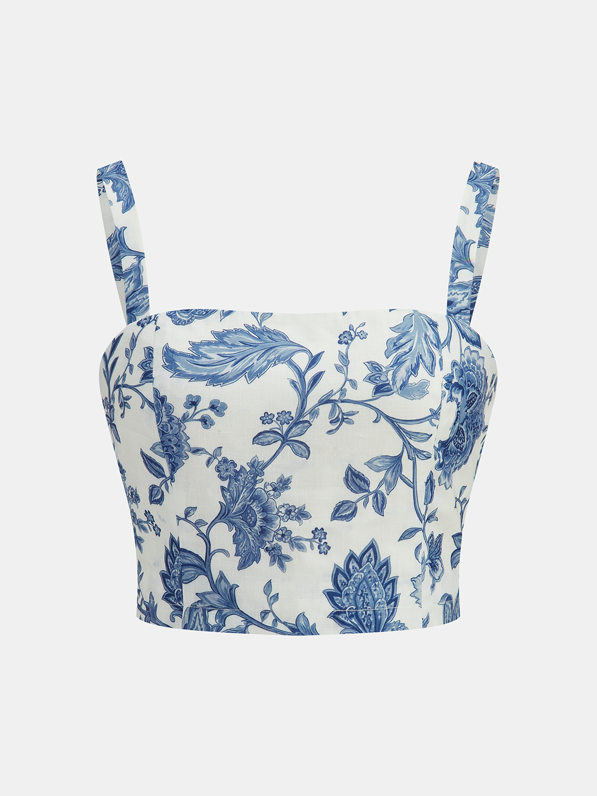 Conjunto Premium: Top con estampado floral y pantalón corto, estilo fresco y elegante