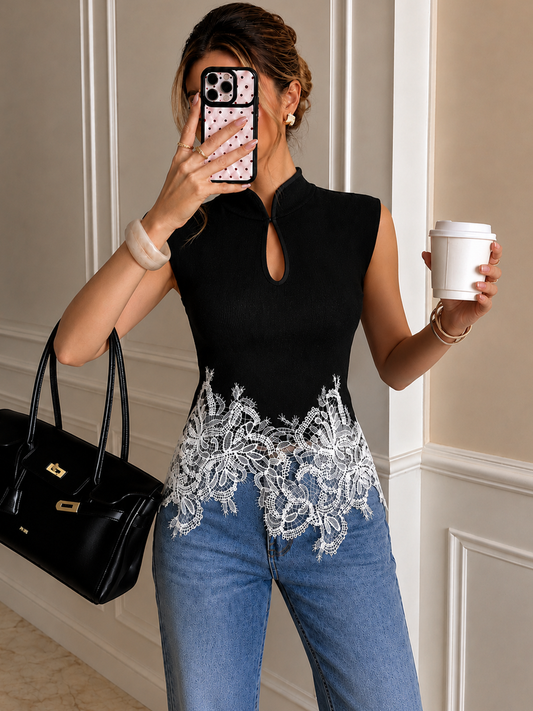 Top Premium con Detalle de Encaje