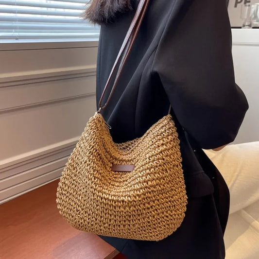 Bolso de Paja Elegante y Chic