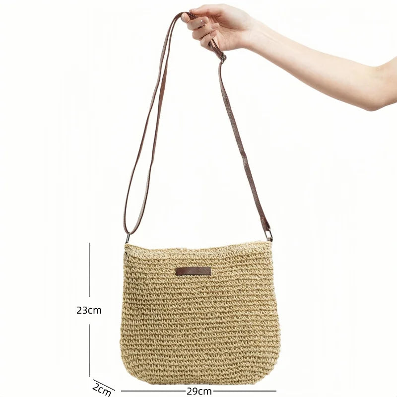 Bolso de Paja Elegante y Chic