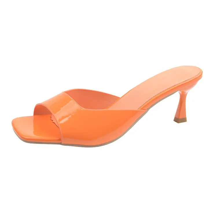 Tacones Elegantes con Punta Abierta - Estilo Sofisticado y Cómodos