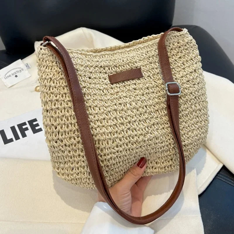 Bolso de Paja Elegante y Chic