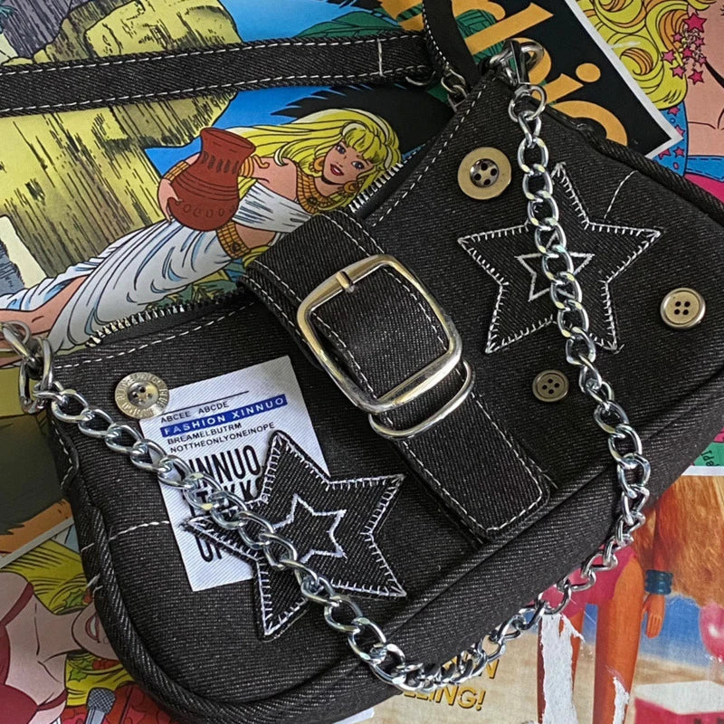 Bolso Bandolera Estrella: Estilo urbano y chic