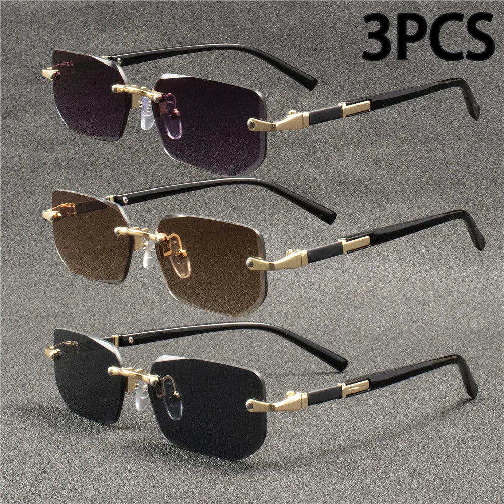 Gafas de Sol Rectangulares Urban Gold – Estilo Unisex y Elegantes